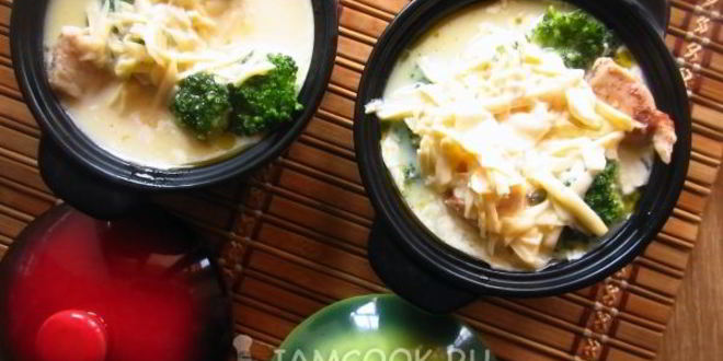 Рецепт брокколи запеченной с курицей