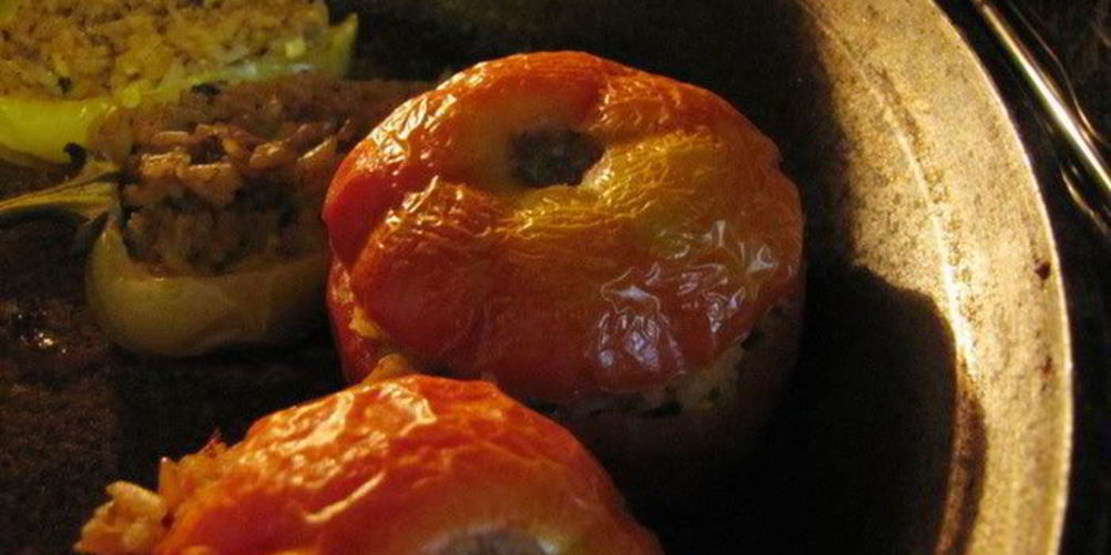 Как приготовить фаршированные овощи по-гречески