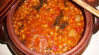 Рецепт Фасоли в горшочках