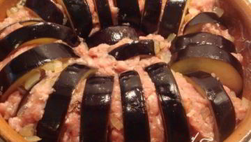 Рецепт Гармошки — баклажанов с фаршем
