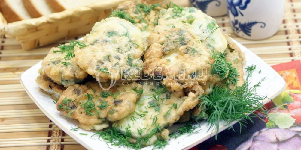 Как приготовить кабачки в кляре