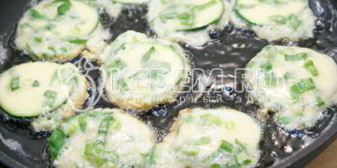 Рецепт кабачков в кляре