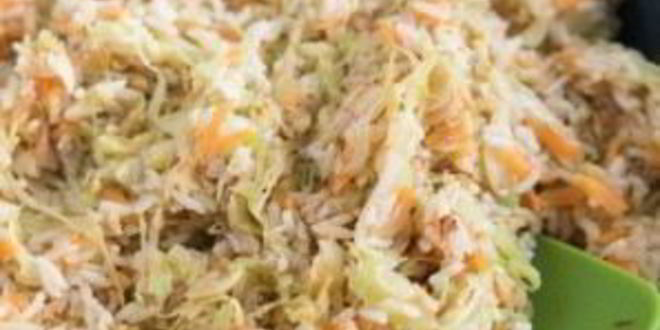 Рецепт капусты с рисом