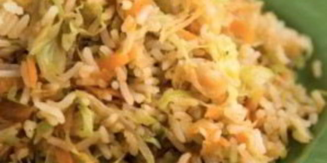 Рецепт капусты с рисом