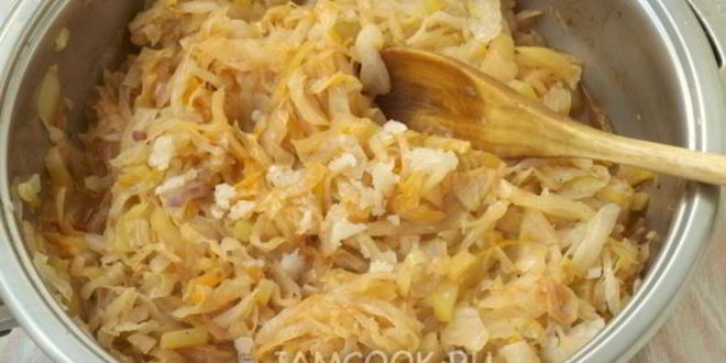 Рецепт капусты тушеной с кабачками