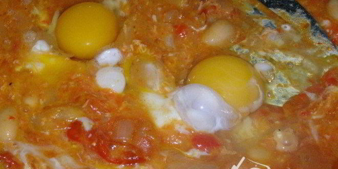 Рецепт кесадильи с яйцом и фасолью