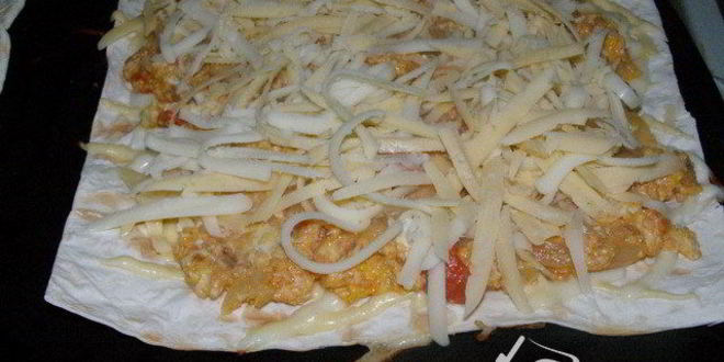 Рецепт кесадильи с яйцом и фасолью