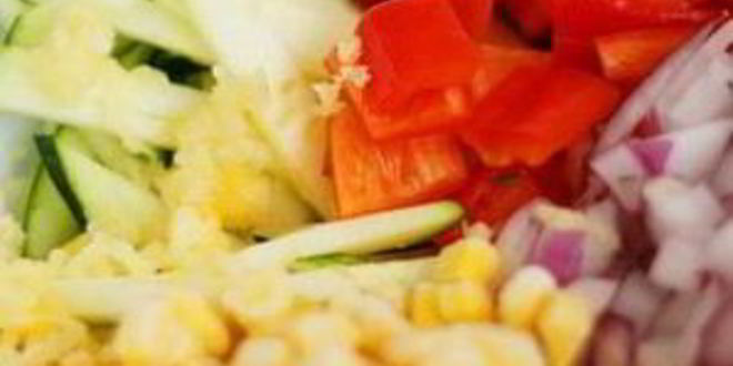 Рецепт летних жареных овощей