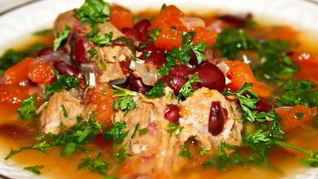 Рецепт Лобио мясное