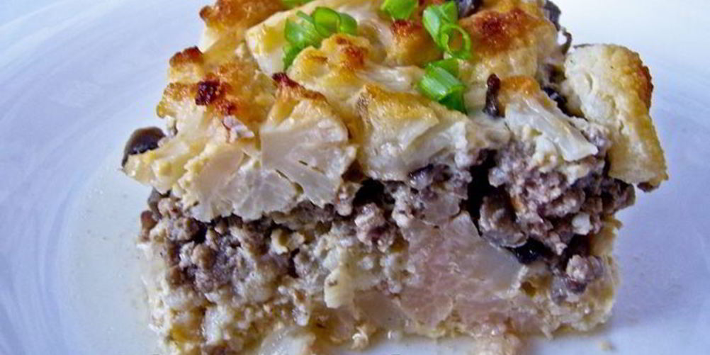 Как приготовить мусаку из цветной капусты с мясом и грибами