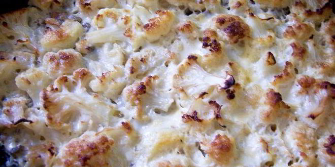 Рецепт мусаки из цветной капусты с мясом и грибами