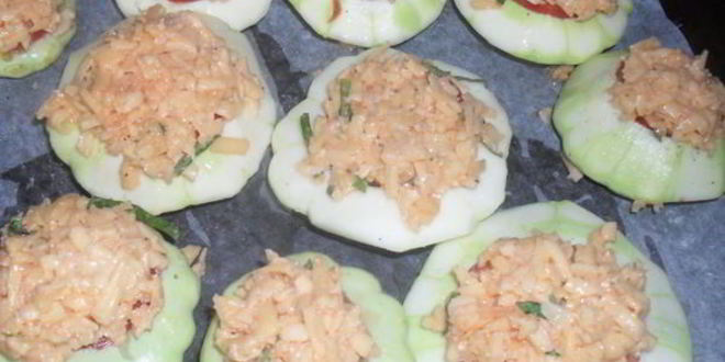 Рецепт патиссонов, фаршированных курицей