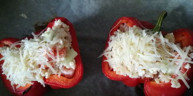 Рецепт перцев, фаршированных булгуром и овощами
