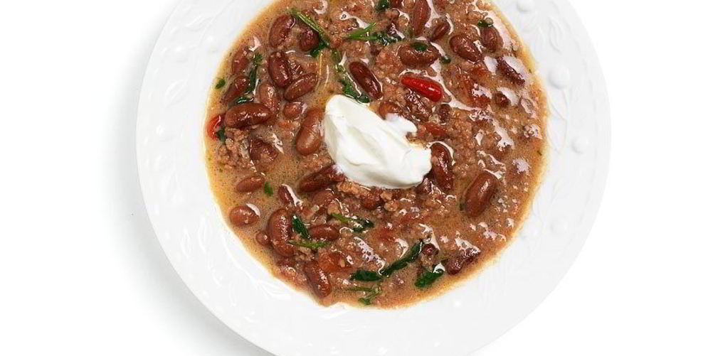 Как приготовить пеструю фасоль кидни со свининой