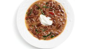 Рецепт Пестрой фасоли кидни со свининой