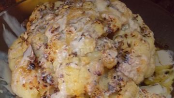 Рецепт Целикома запеченная цветная капуста в духовке