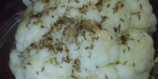 Рецепт целикома запеченная цветная капуста в духовке