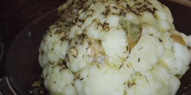 Рецепт целикома запеченная цветная капуста в духовке