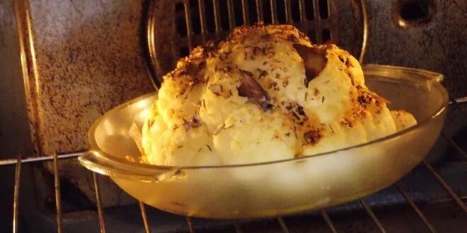 Рецепт целикома запеченная цветная капуста в духовке