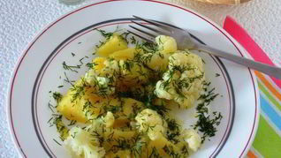 Рецепт Цветной капусты с картошкой