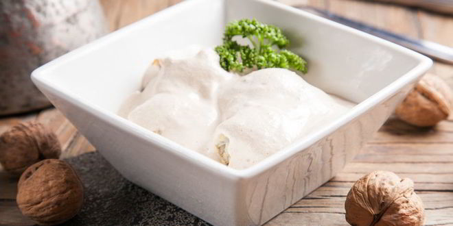 Рецепт цветной капусты в ореховом соусе