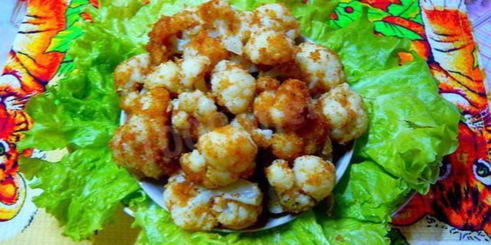 Как приготовить цветную капусту в панировочных сухарях