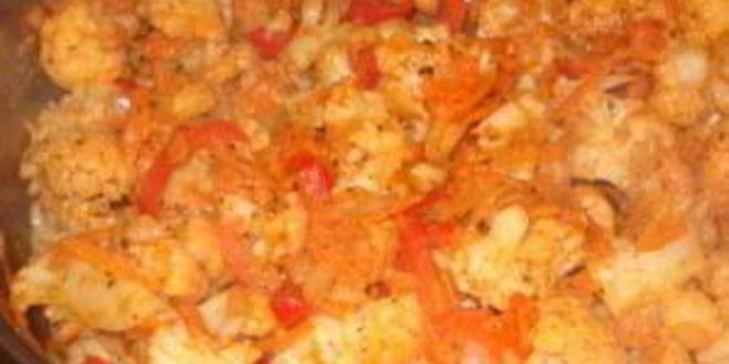 Рецепт цветной капусты в томате