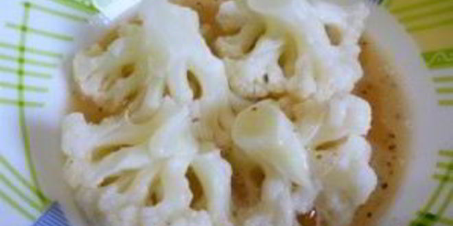 Рецепт цветной капусты в яйце и сухарях