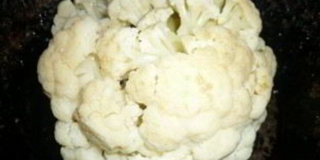 Рецепт цветной капусты, запеченной в духовке целиком