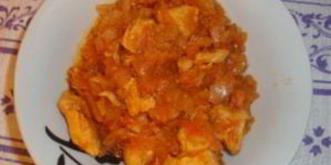 Рецепт тушеной капусты с индейкой в мультиварке