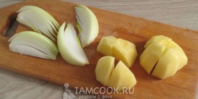 Рецепт тушеной картошки с курицей в духовке