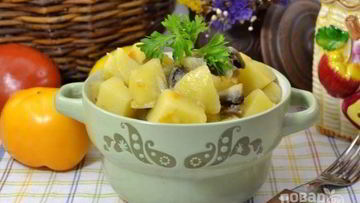 Рецепт Тушеного картофеля