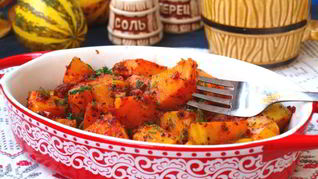 Рецепт Тыквы по-гречески в духовке