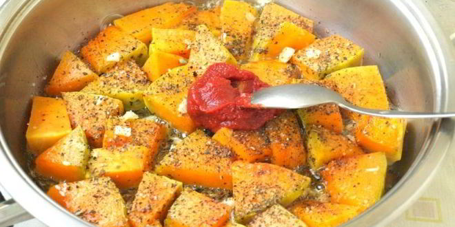 Рецепт тыквы по-гречески в духовке