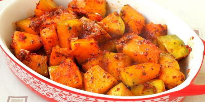 Рецепт тыквы по-гречески в духовке