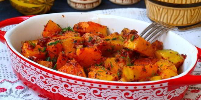 Рецепт тыквы по-гречески в духовке