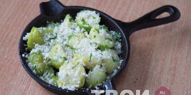 Рецепт запеченной брюссельской капусты