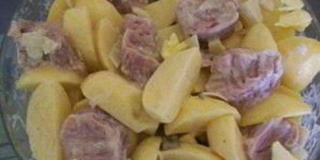 Рецепт запеченной картошки со свининой