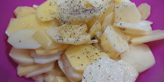 Рецепт запеченного картофеля с фаршем