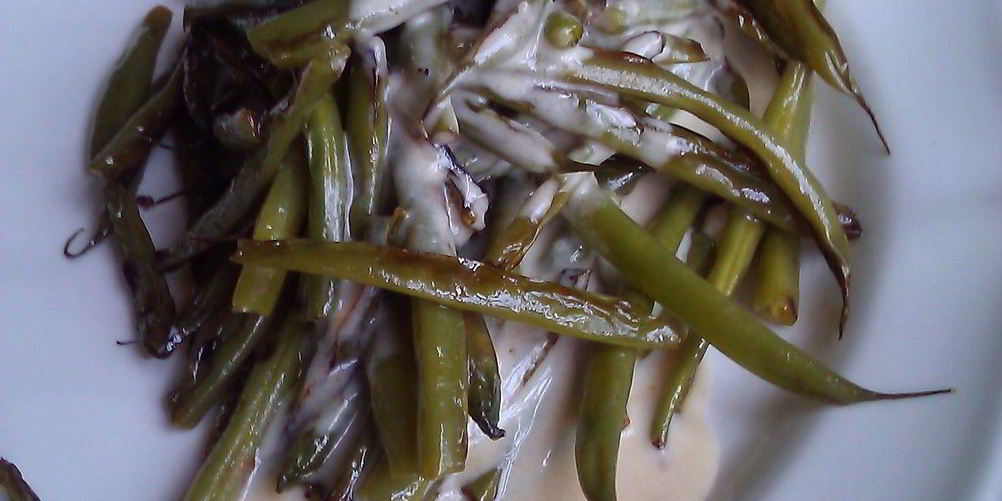 Как приготовить жареную стручковую фасоль с сырным соусом