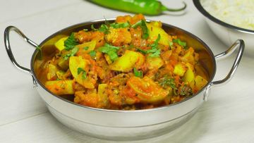 Рецепт Жареных кабачков карри