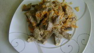 Рецепт Диетической печени по-строгановски