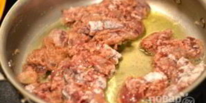 Рецепт куриной печени с грибами в сливочном соусе