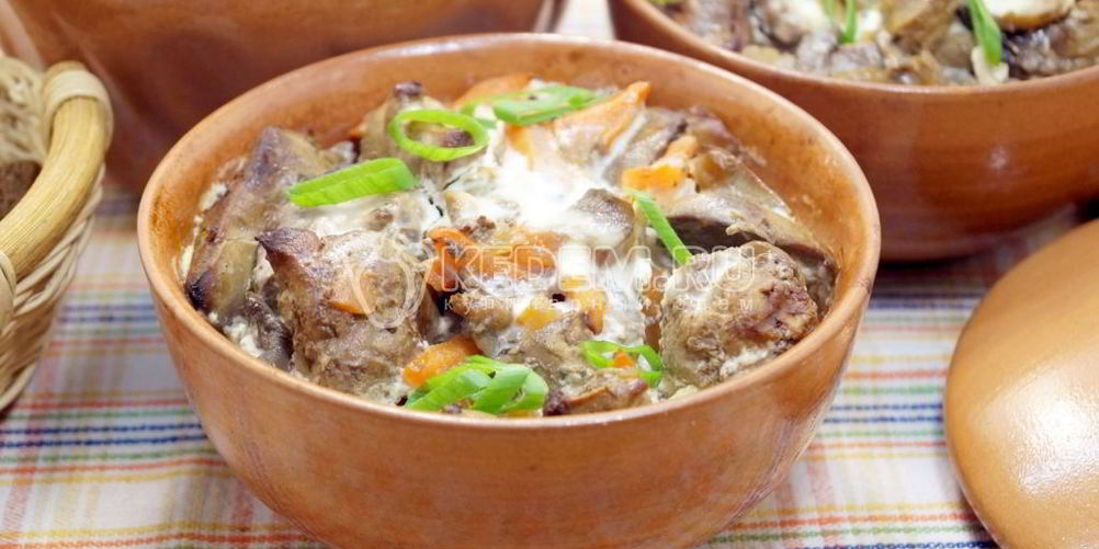 Как приготовить куриную печень в духовке