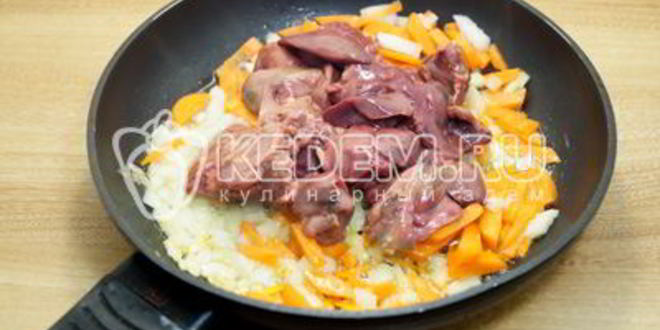 Рецепт куриной печени в духовке