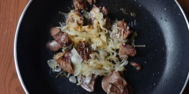 Рецепт куриной печени запеченной с сыром