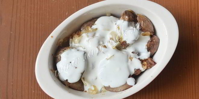 Рецепт куриной печени запеченной с сыром
