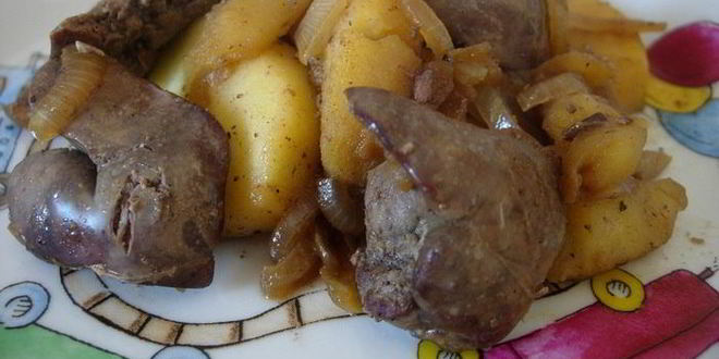 Рецепт нежной куриной печеночки