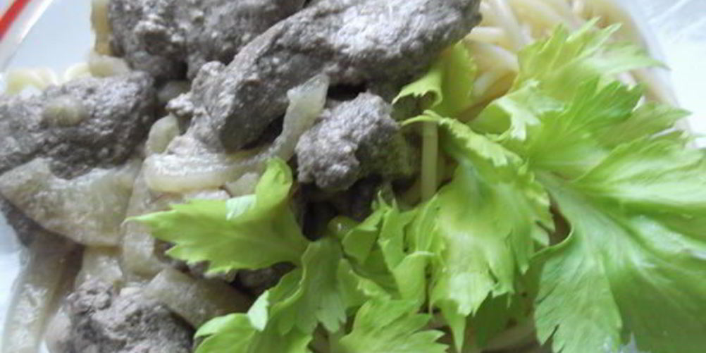 Как приготовить печень по-строгоновски