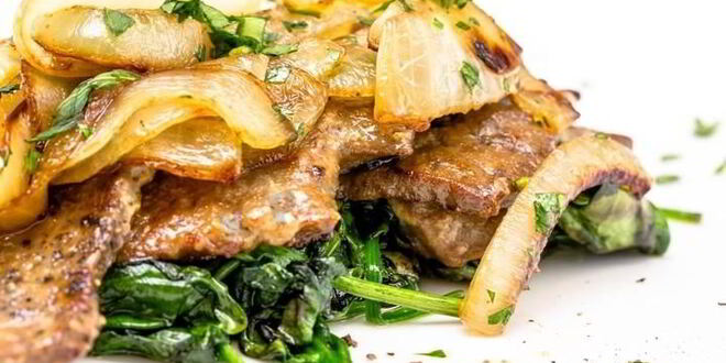 Рецепт печени по-венециански